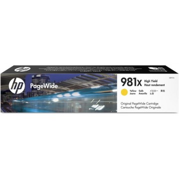 HP 981X ink cartridge, PageWide, yellow, high capacity