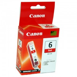 Rašalinė kasetė Canon BCI-6R | raudona