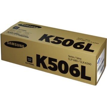 Lazerinė kasetė Samsung CLT-K506L | didelės talpos | juoda