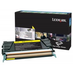 Lexmark C746, C748 toner, yellow, high capacity