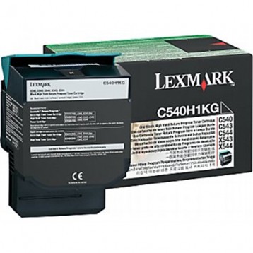 Lazerinė kasetė Lexmark C540H1KG | didelės talpos | juoda