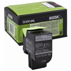 Lexmark 802SK cartridge, black, High Capacity